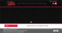 Desktop Screenshot of hockeyzone.cz